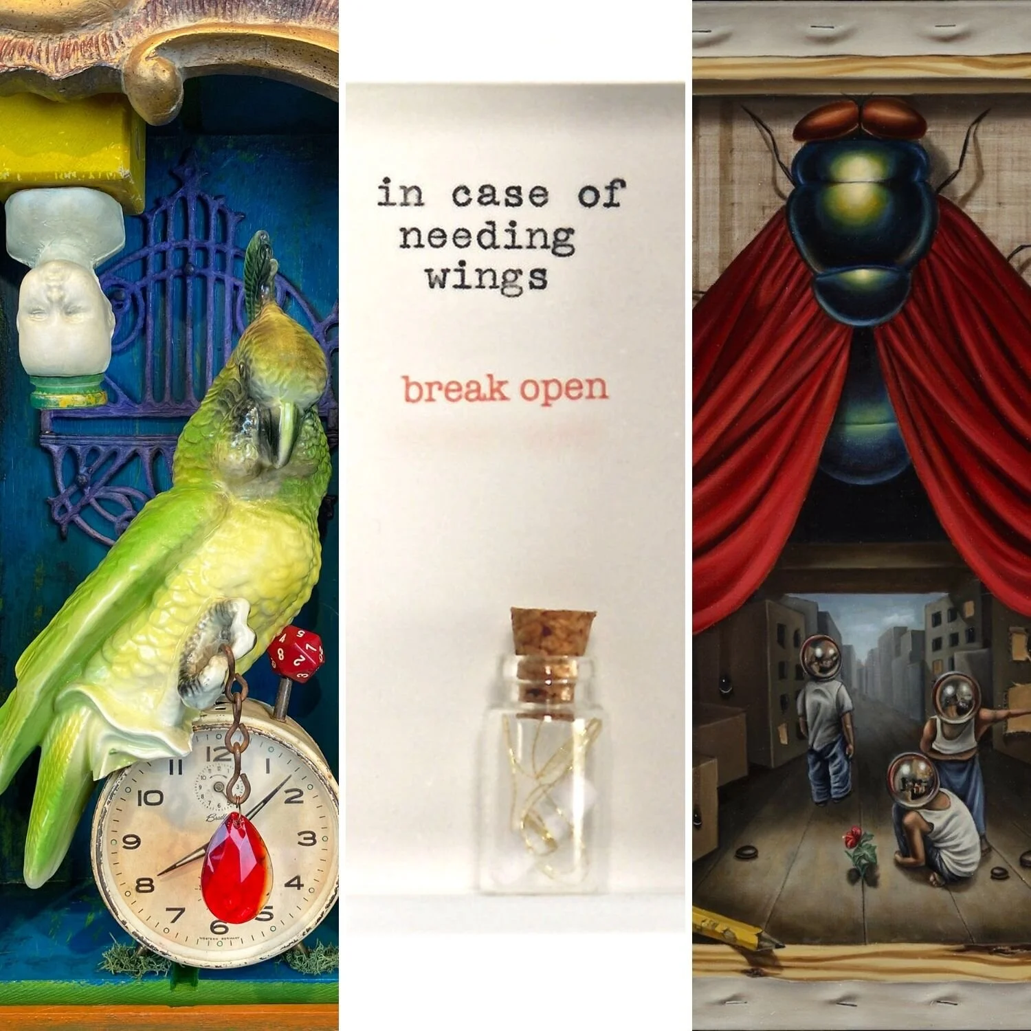 Join us for a virtual art opening! Friday, Feb 5 "break open"