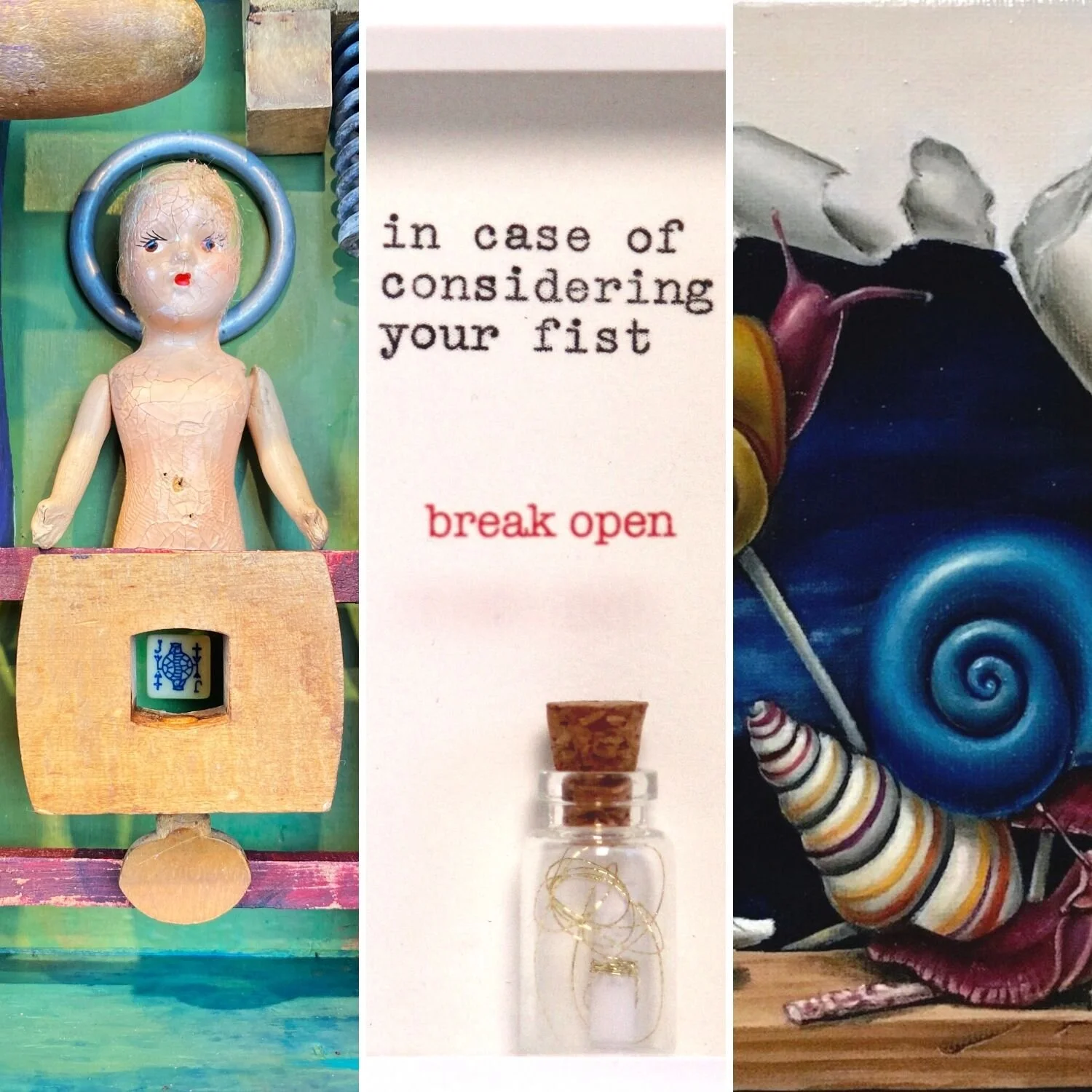 break open art show ends this weekend