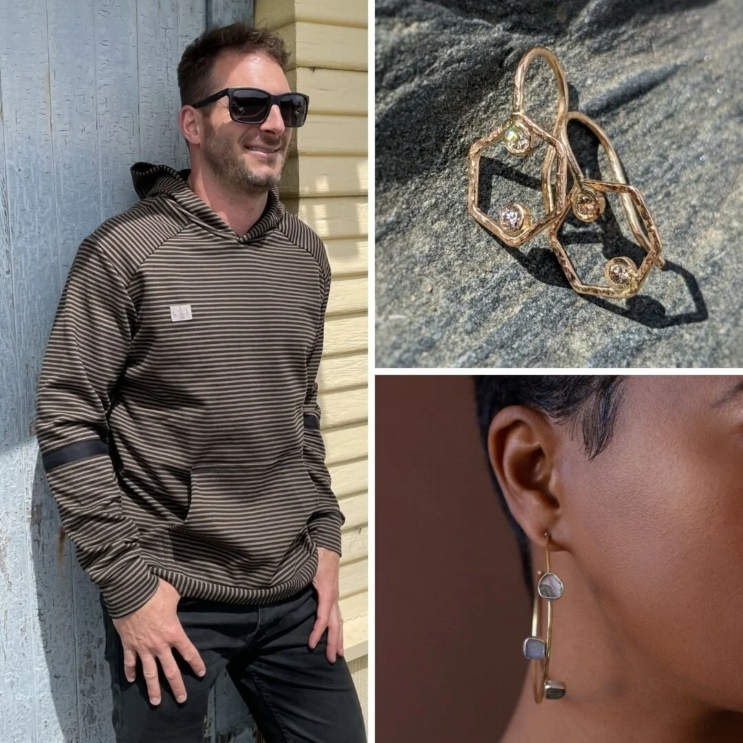 Abalone, diamonds, and stripes! 