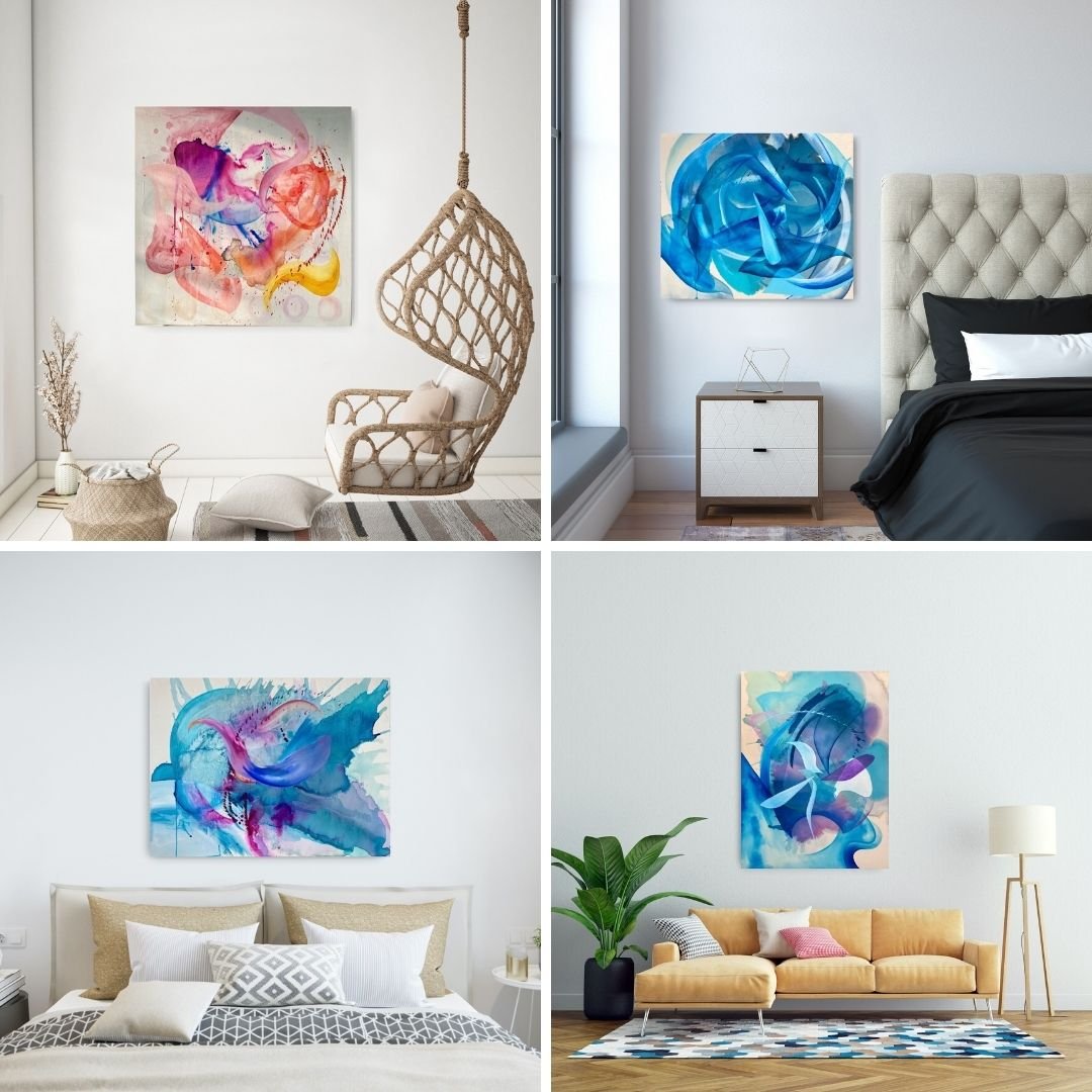 Jenny Feinberg art looks festive for holiday entertaining!