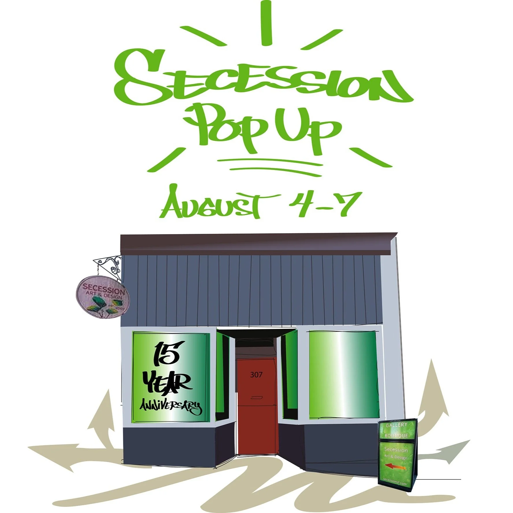 15th Anniversary Pop-up: August 4-7