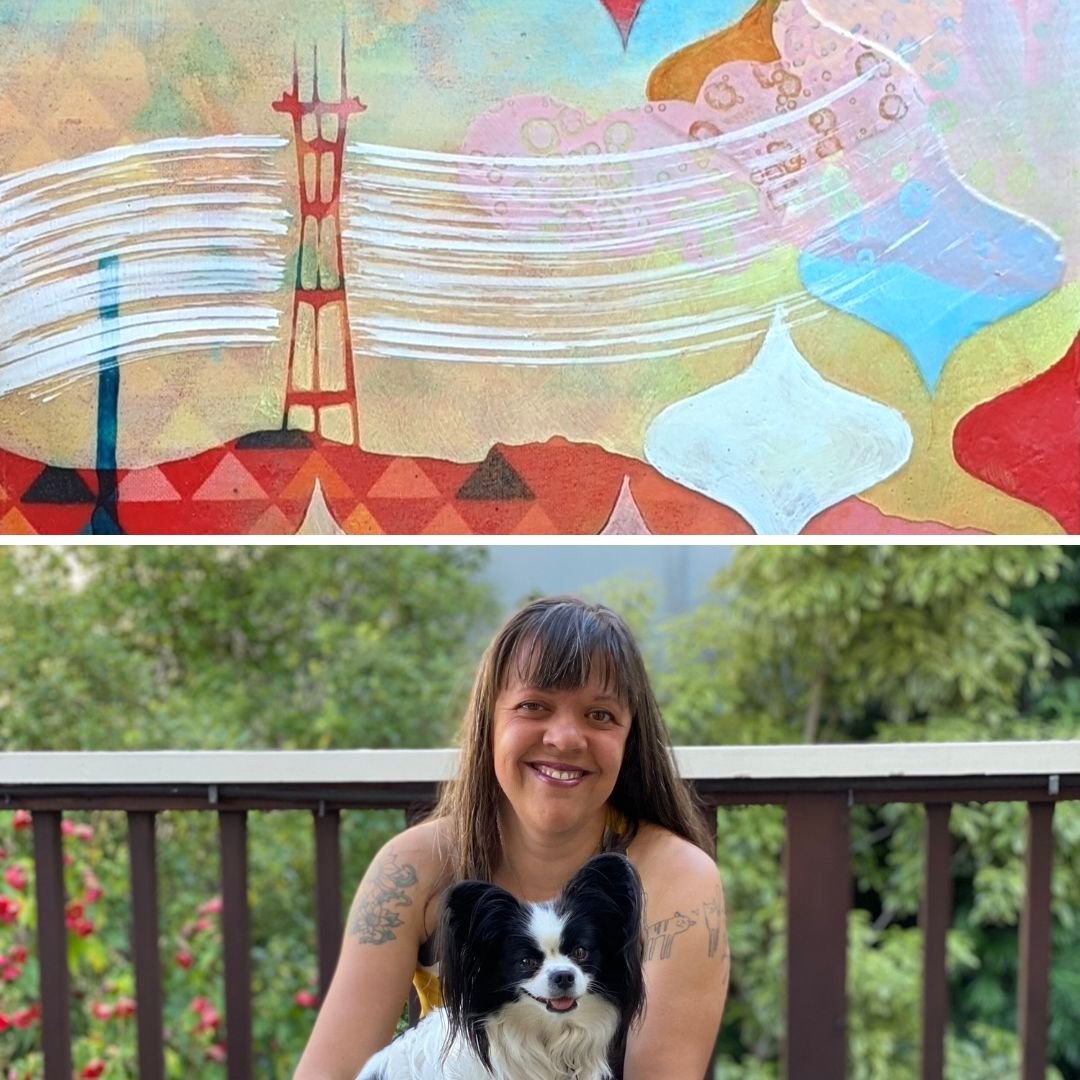 Sutro Tower Art &amp; Happy Dogs!