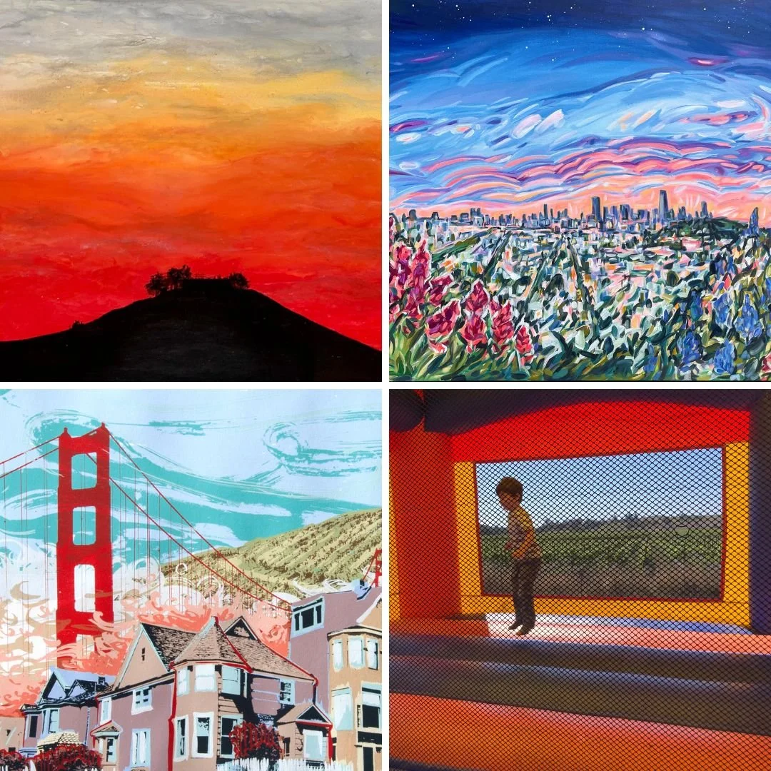 Pumpkin patches with artful views