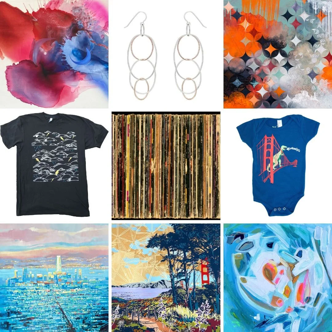 Happy New Year! 20% off art, clothing, and jewelry Jan 5-8