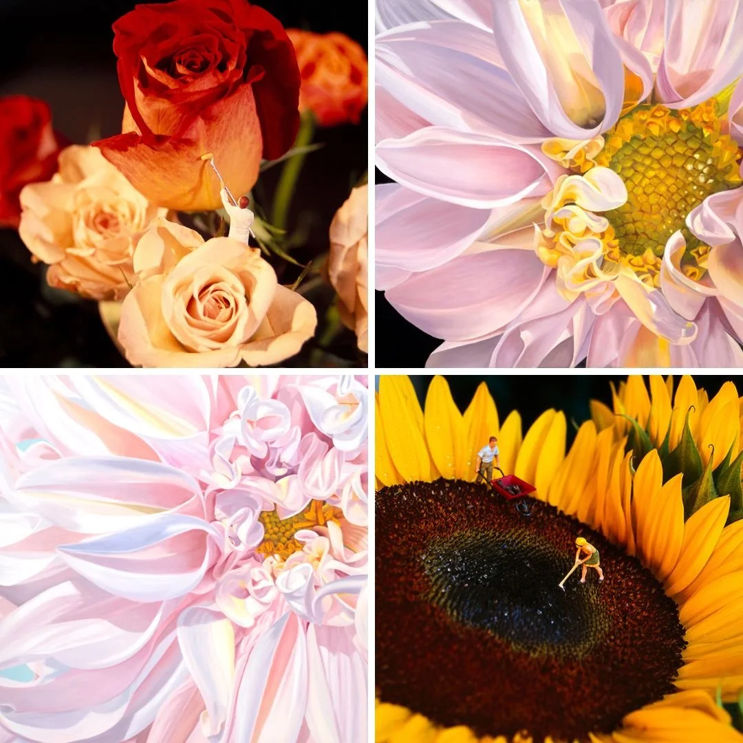 Art is in bloom at our grand opening today!