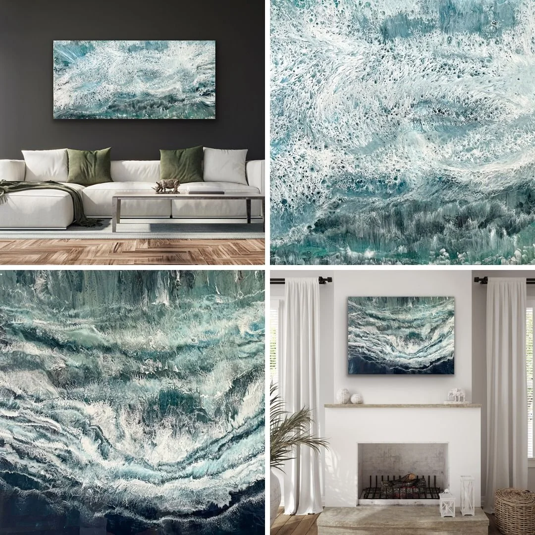 Resin Waves by Olena McMurtrey