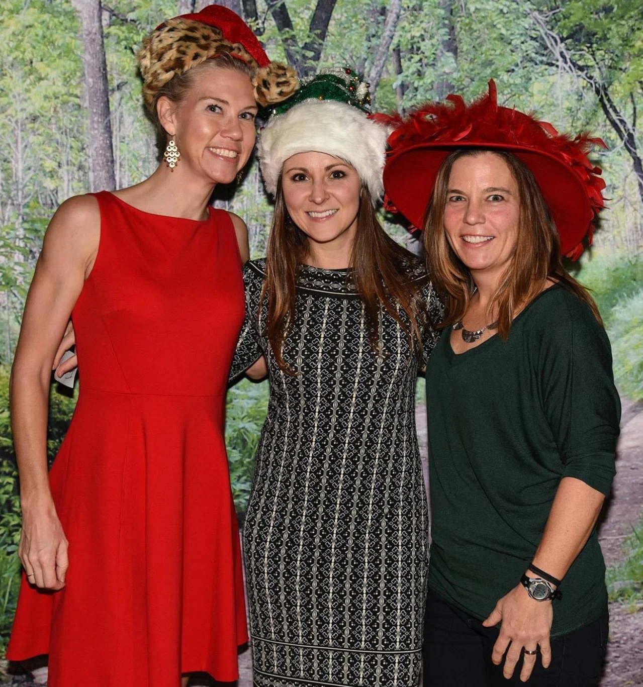 (L to R) Michelle Schneider with fellow Gazelles Ewa Kacewicz and Stella Harper