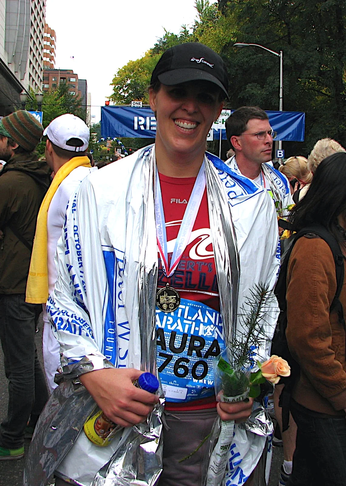 Marathon finish in Portland 2007