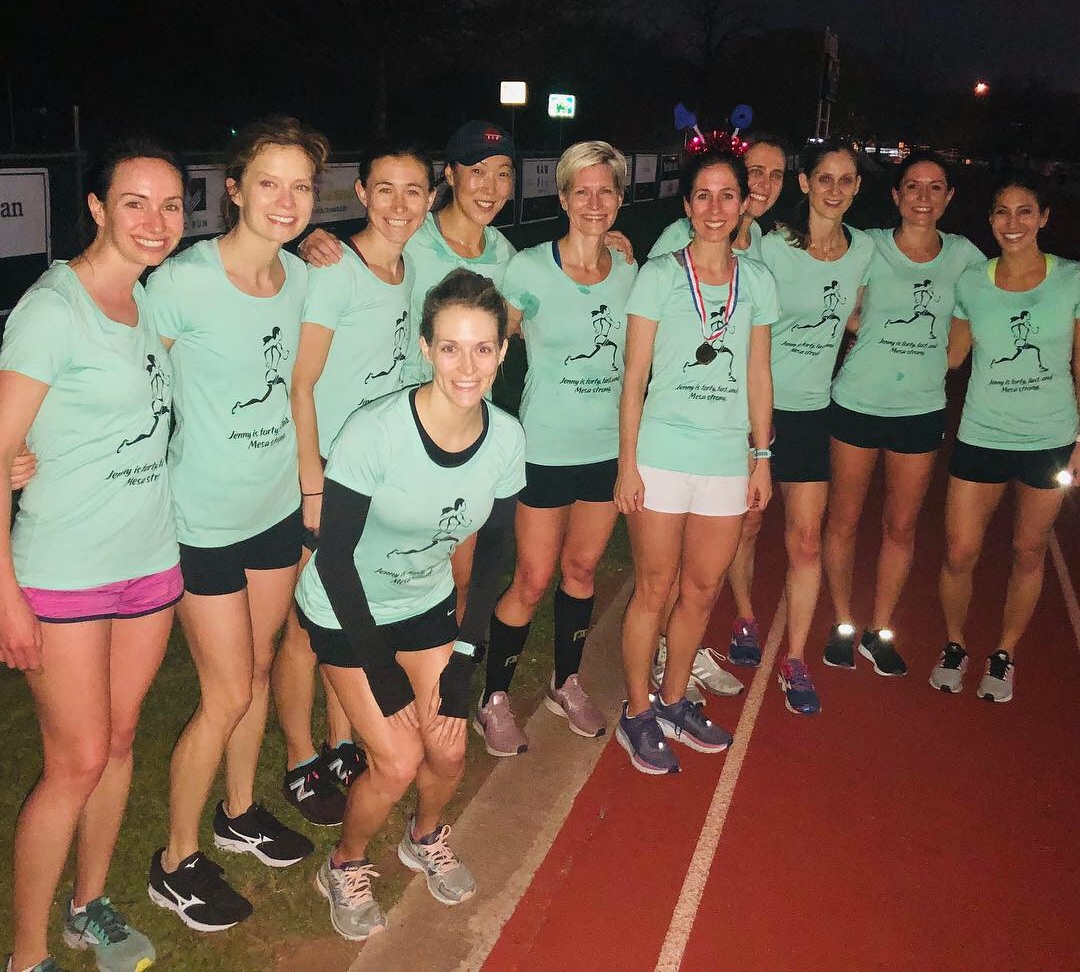Jenny Norrell was surprised by Gazelles teammates on her birthday last week. “I’m lucky to be surrounded by so many amazing women!”