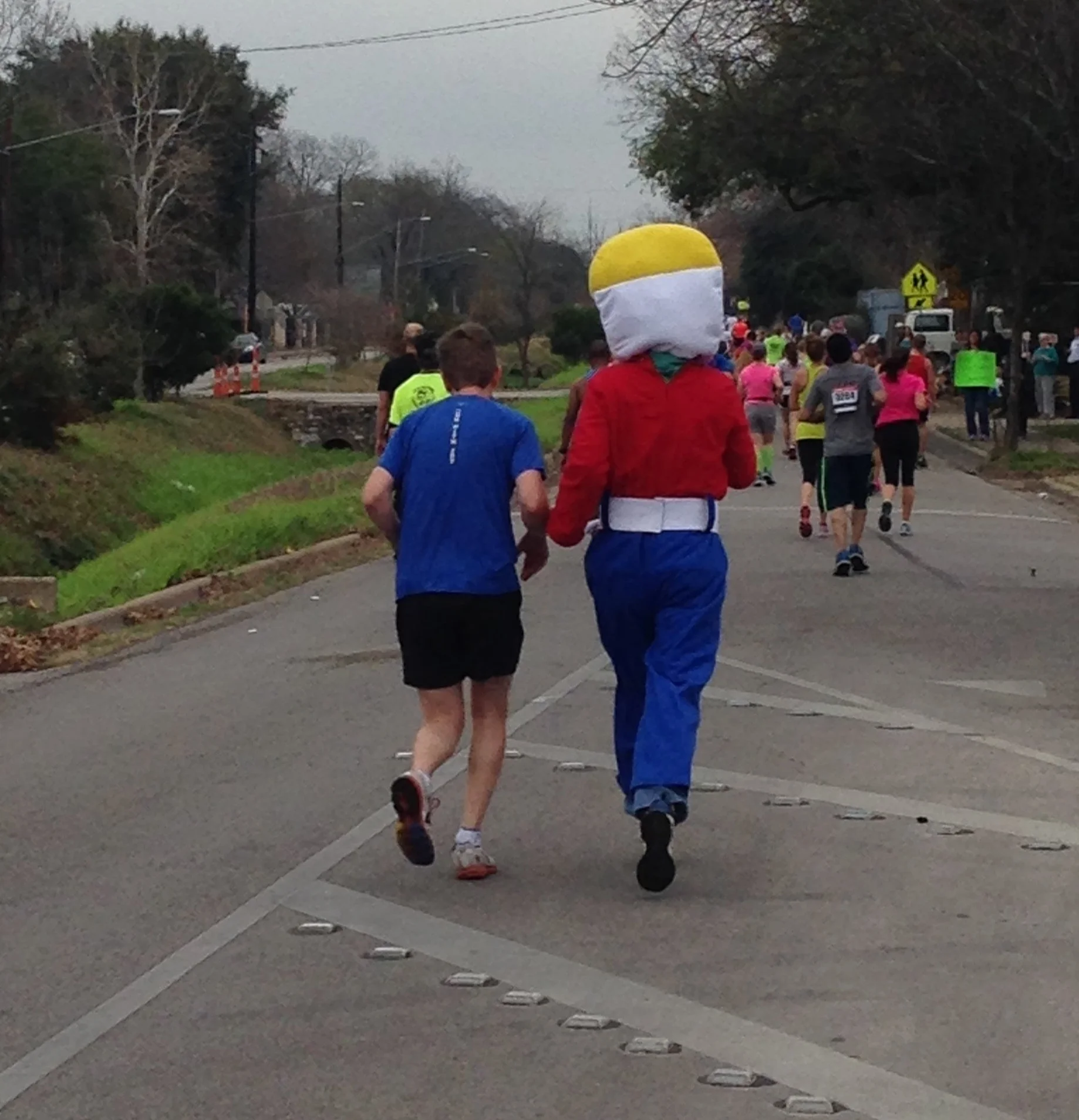 Mr. Bill (Paul’s brother) was Paul’s race support
