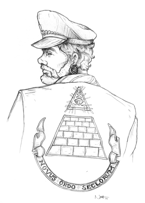 Desperately Seeking Cruisin'. Pencil on paper.