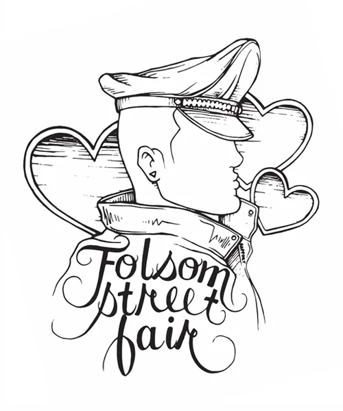 FOLSOM STREET FAIR.&nbsp;T-SHIRT DESIGN 2017.