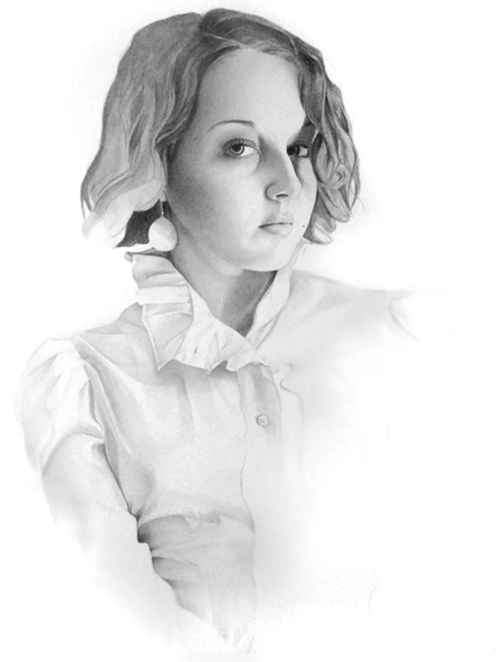 Nikole. Watercolor on paper.