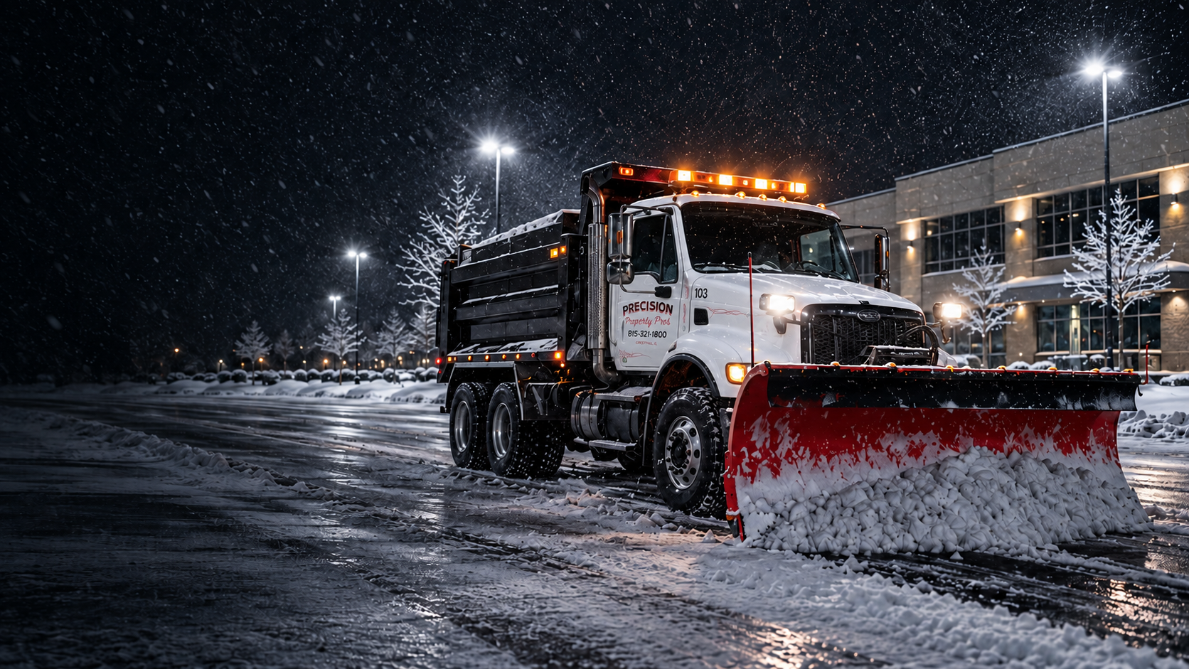 Commercial snow removal equipment