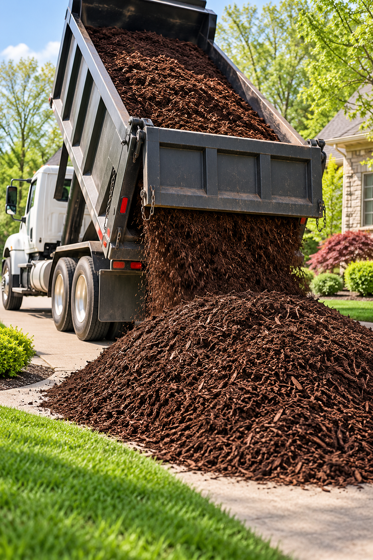 Material delivery for a property project