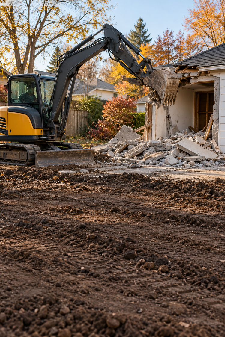 Site preparation and demolition work