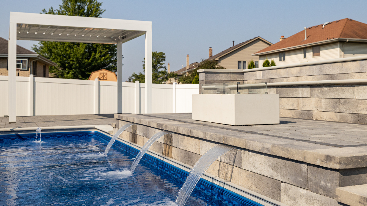 Pool patio