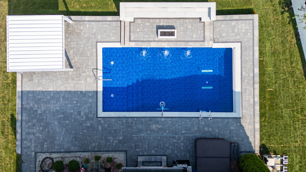Pool landscaping