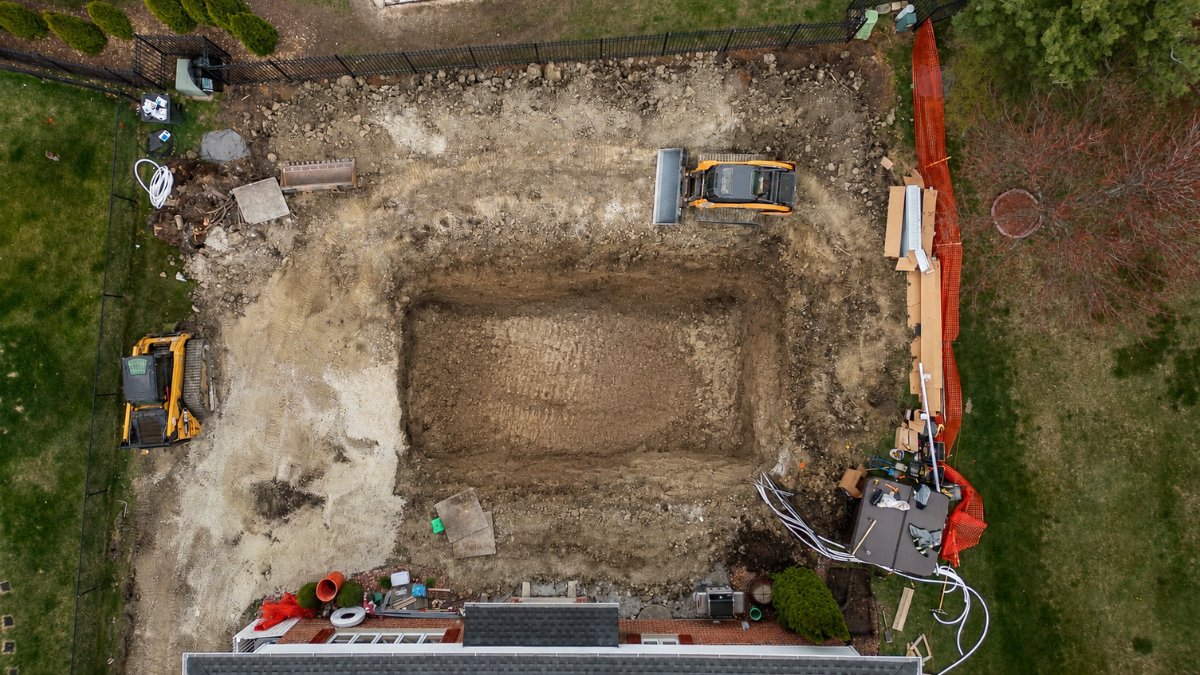 Pool excavation