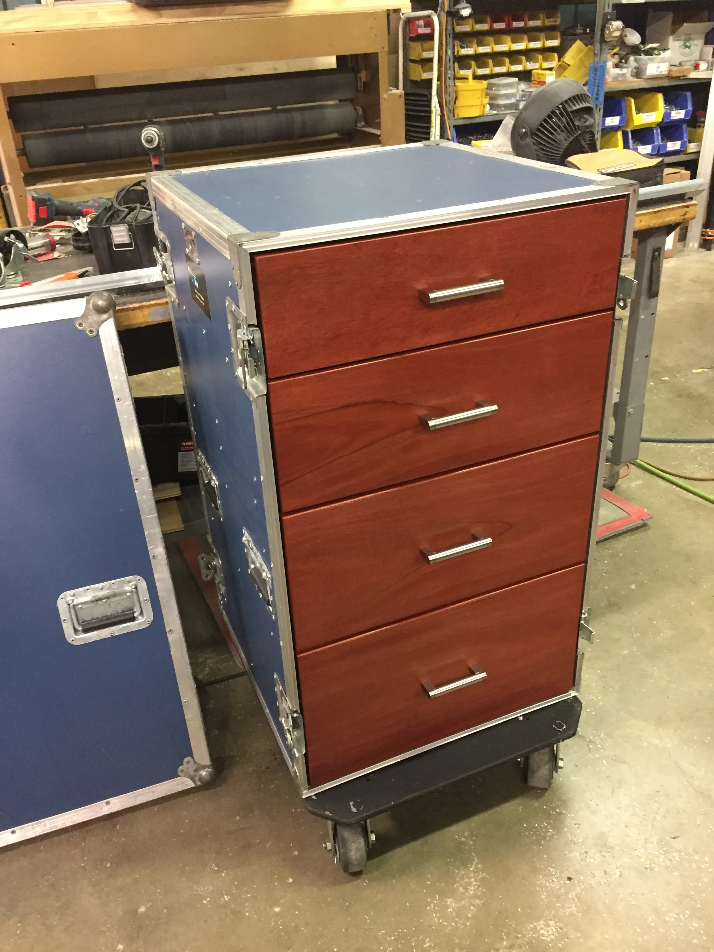 Workbox with Mahogany Drawer Fronts.JPG