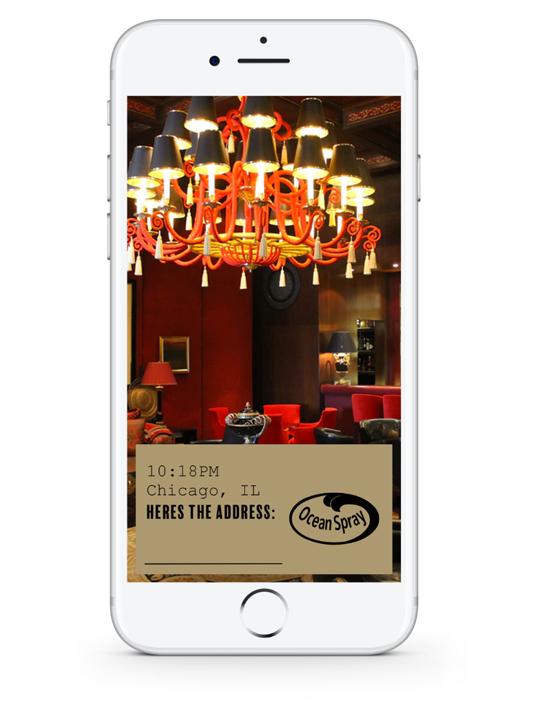 Social filter for location of speakeasies.