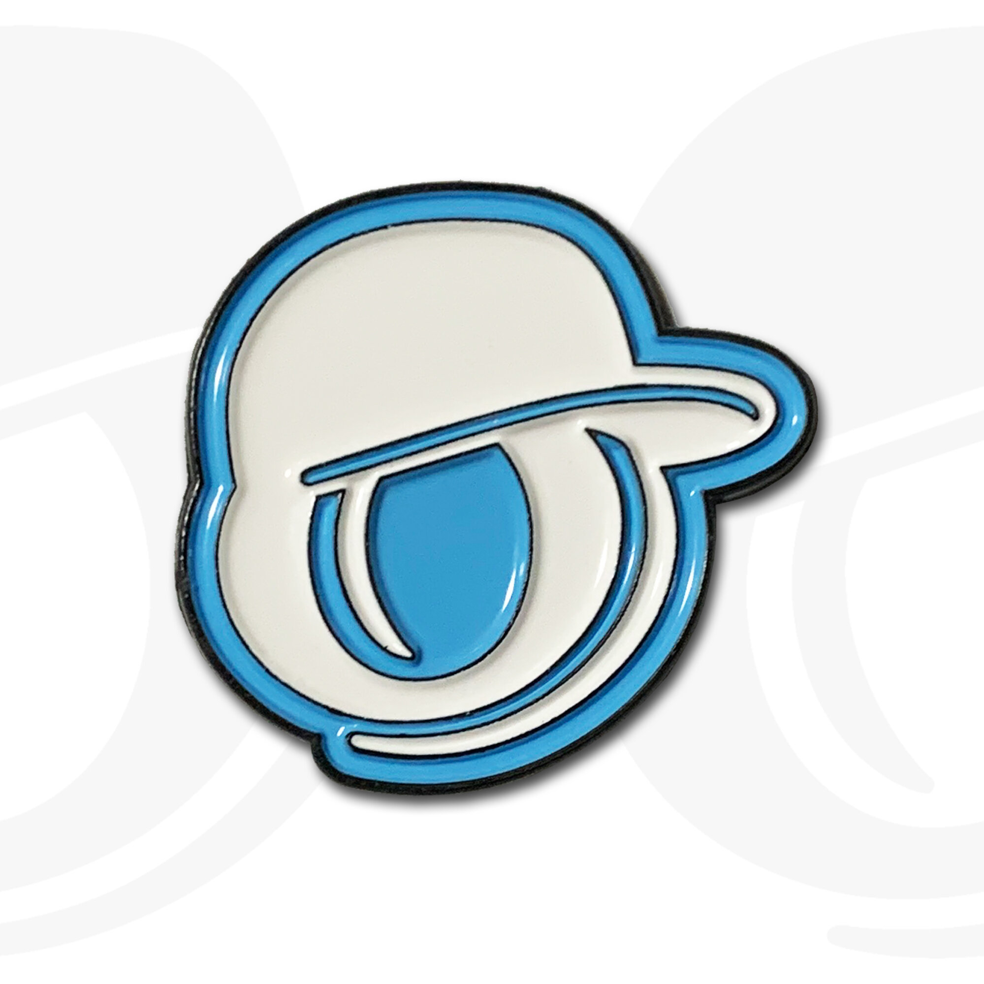 Big Logo - Sky Blue/White