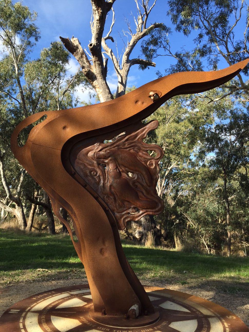 Platypus sculpture 2 Axedale.jpg
