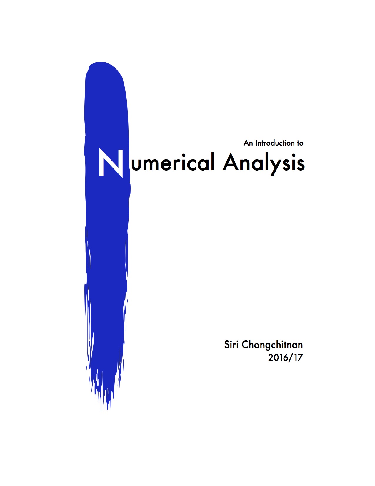 Introduction to Numerical Analysis (16/17)