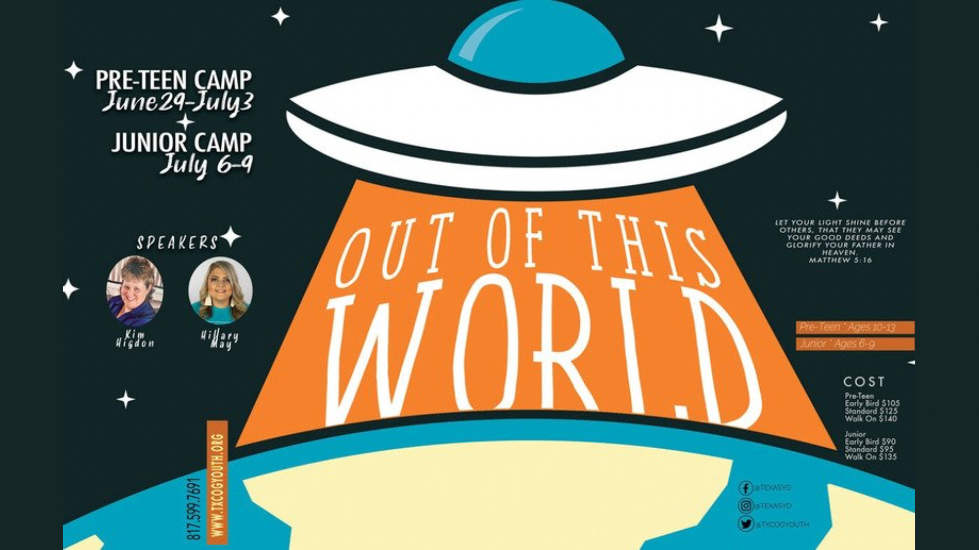 TXCOG Pre-Teen Camp