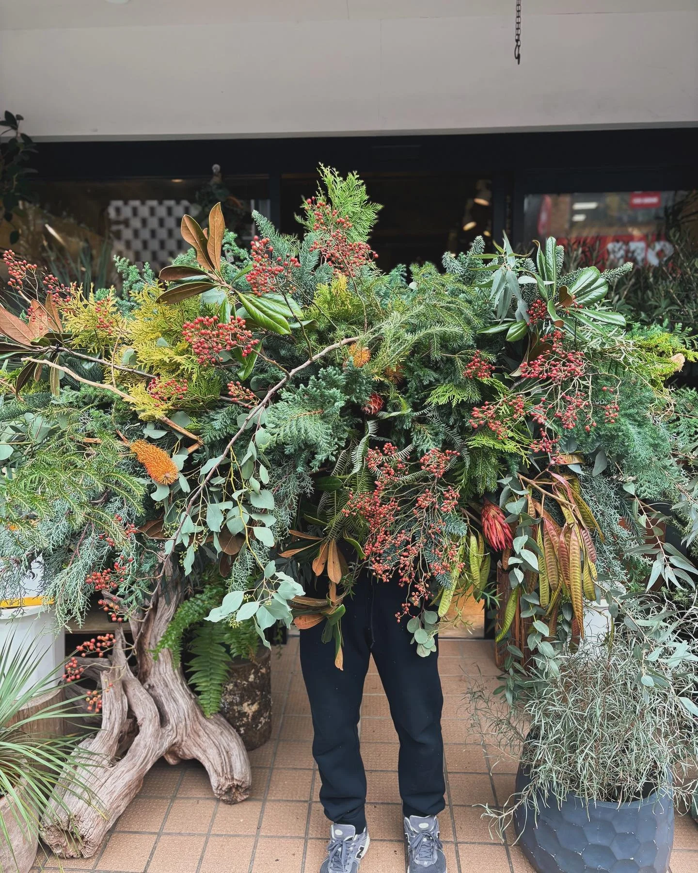 宿り木ブーケスワッグ 3.宿り木ブーケスワッグ ナチュラルブーケスワッグno.488