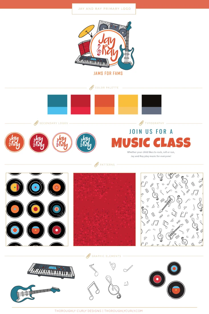 Colorful and fun brand design using illustrations and custom patterns and graphics for a polished yet fun and engaging look. Branding package also included social media/Instagram graphics, Mailchimp Template, Facebook Cover Photo, A-frame design, tw…