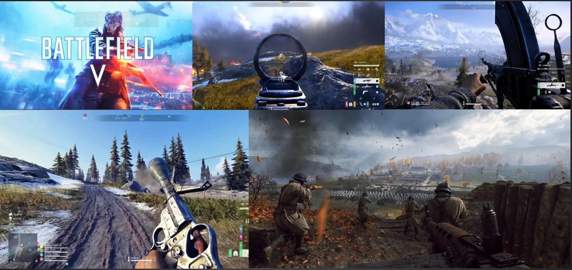Battlefield 5 Battle Royale (Firestorm)Best visuals for a Battle Royale game currently on the market