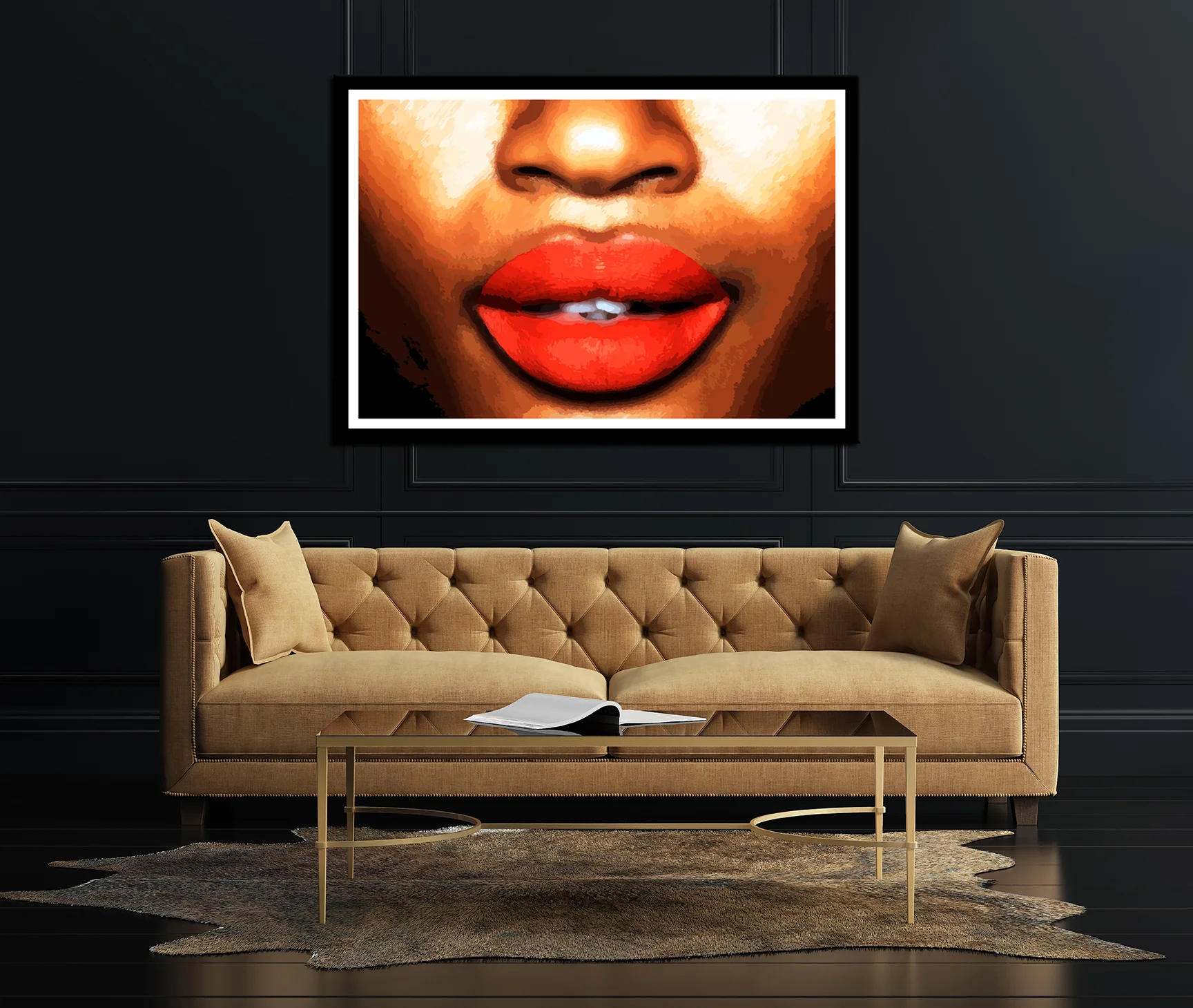 Augs Lips1 Livingroom 2 Framed web.jpg