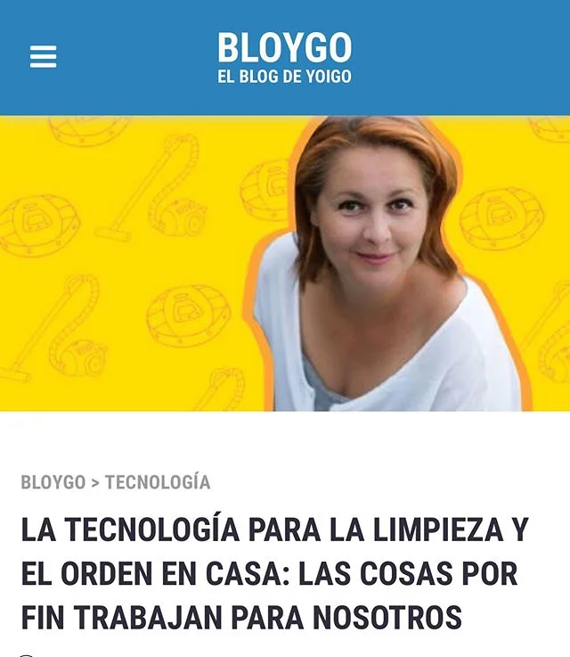 He escrito en el blog de @yoigo sobre tecnología y cómo nos puede ayudar para la limpieza y el orden en casa. Pero no sobre el futuro lejano de los coches voladores… estos robots ya existen, ¡por fin las cosas trabajan para