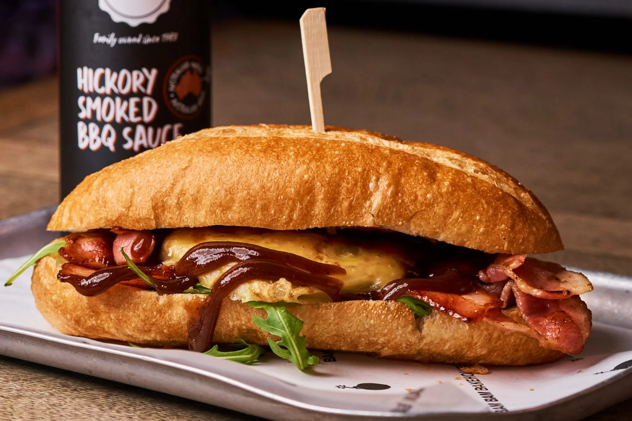 BBQ Bacon &amp; Egg Banh Mi