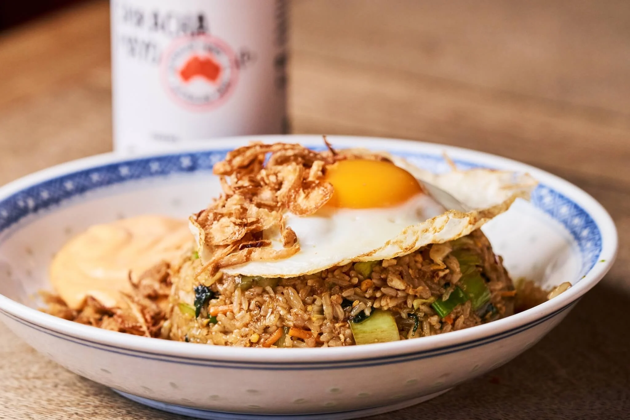 Nasi Goreng with Gold Gourmet Sriracha Mayo