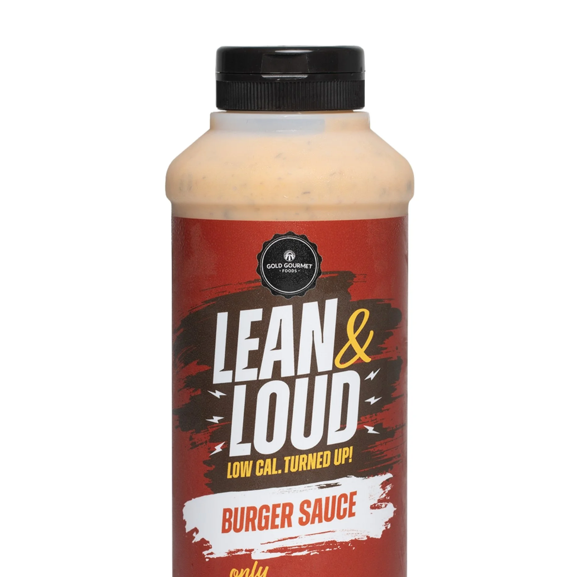 Lean & Loud Burger Sauce 500ml bottle, front view showing label.
