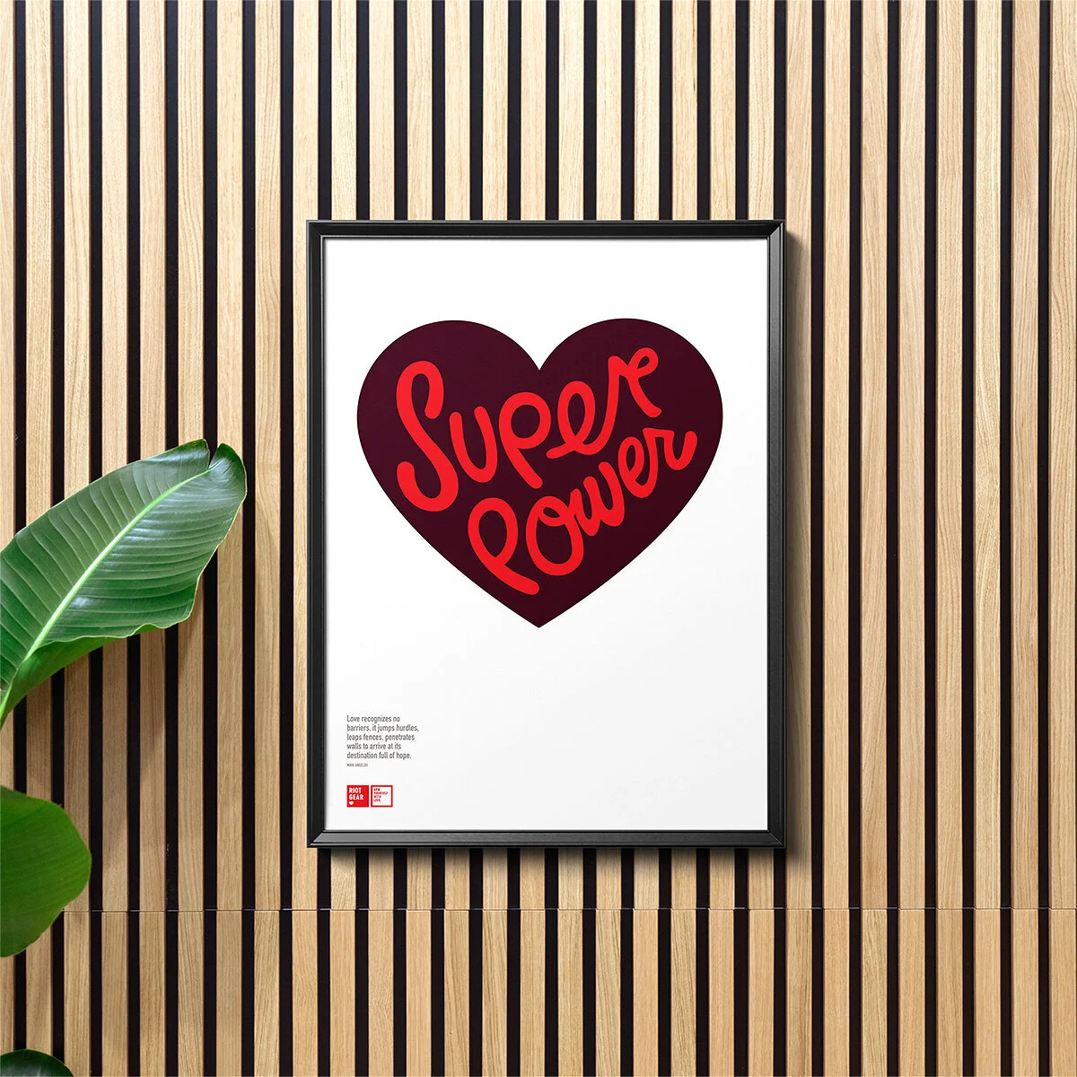 Love Is My Superpower Poster