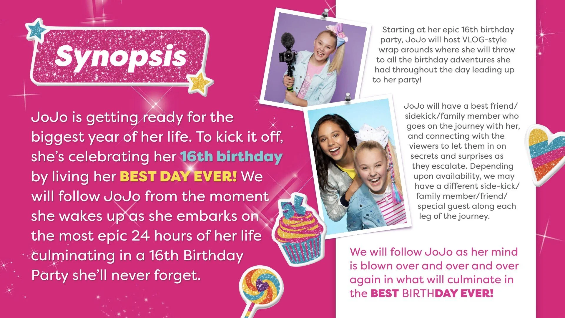 JoJo Siwa Sweet 16 Deck