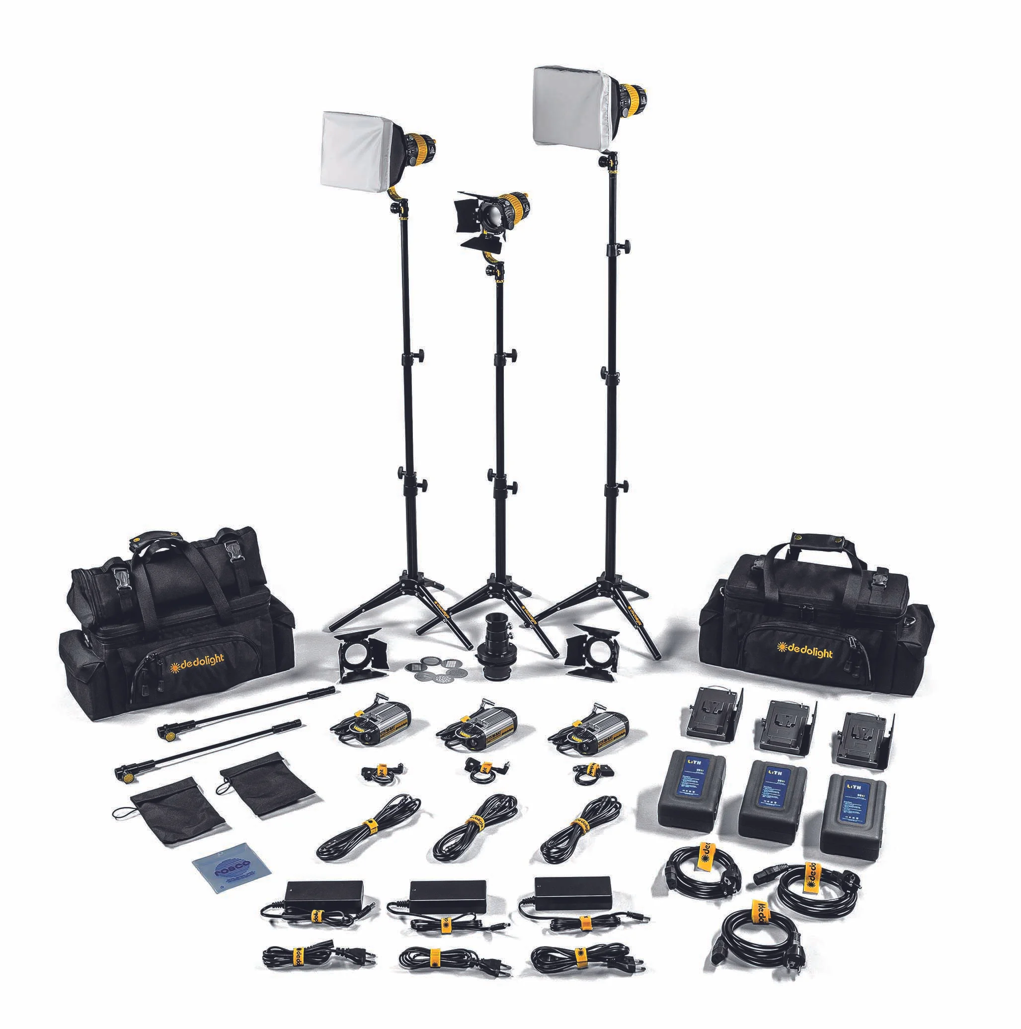 DLED3 - 3 head battery driven kit.