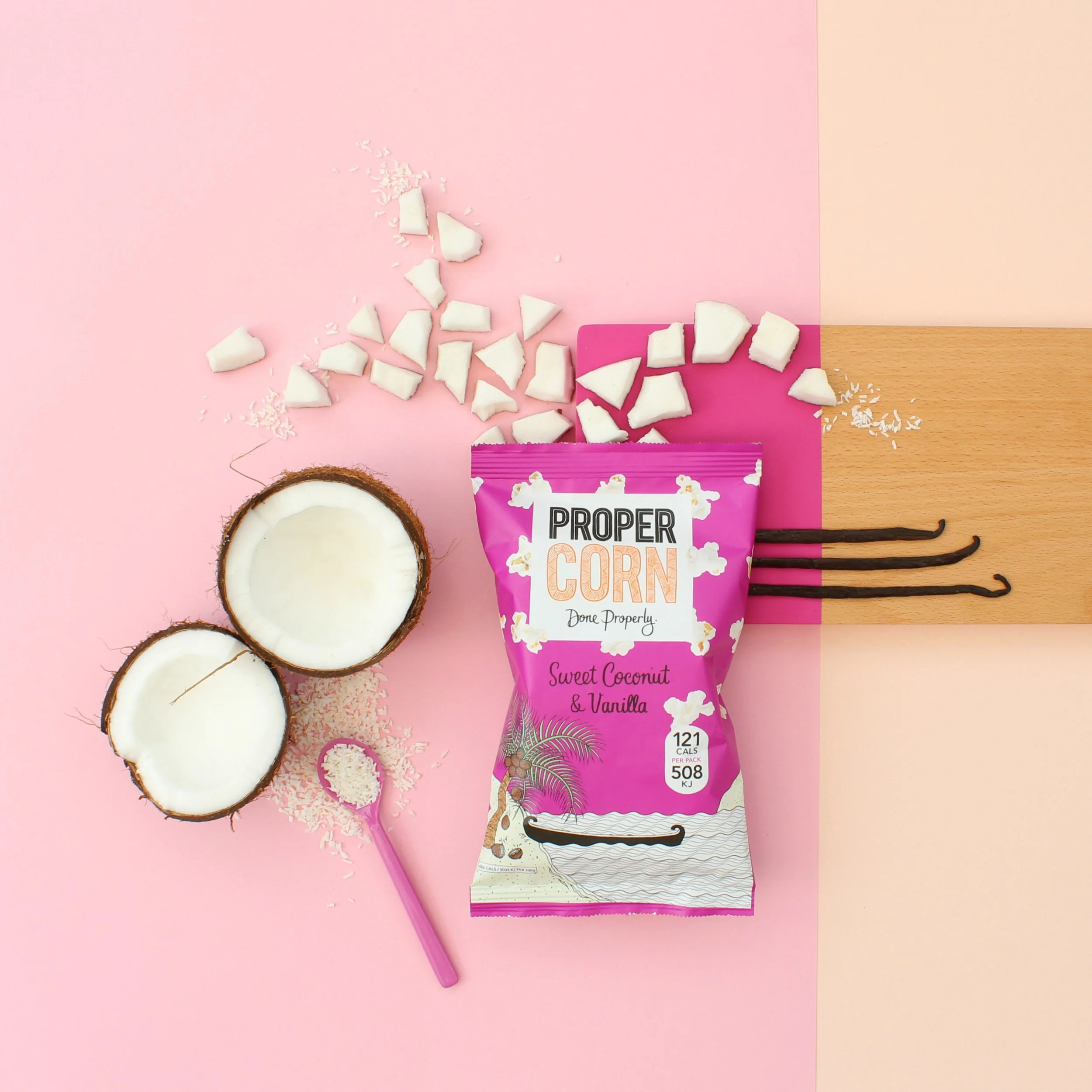  Sweet Coconut and Vanilla for Propercorn Popcorn 