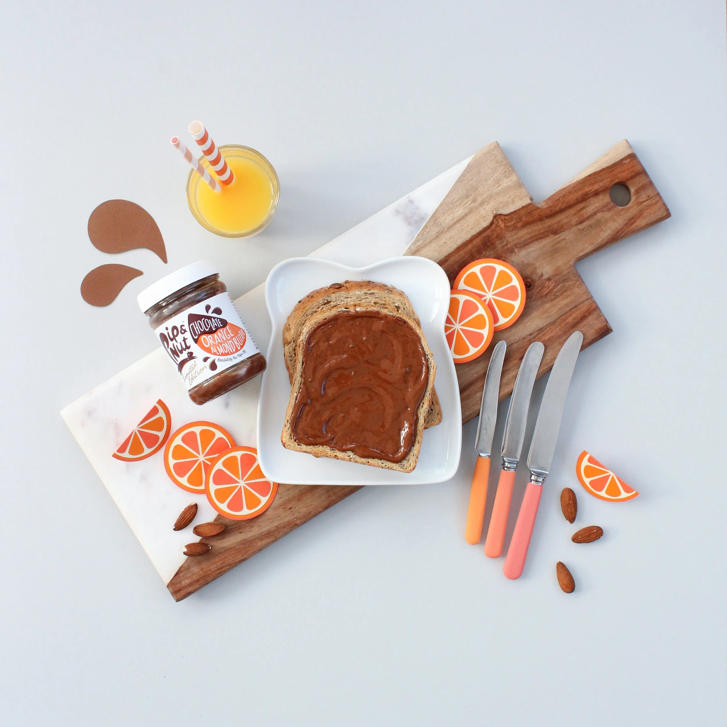  Chocolate and oranges for Pip &amp; Nut Peanut butter 