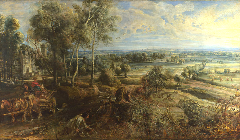 A View of Het Steen in the Early Morning c.1636, Peter Paul Rubens, National Gallery, London