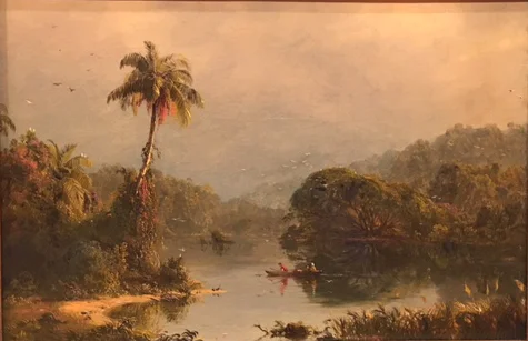 Tropical Landscape, oil n canvas, c. 1855, Frederic Edwin Church, Museo Thyssen, Madrid