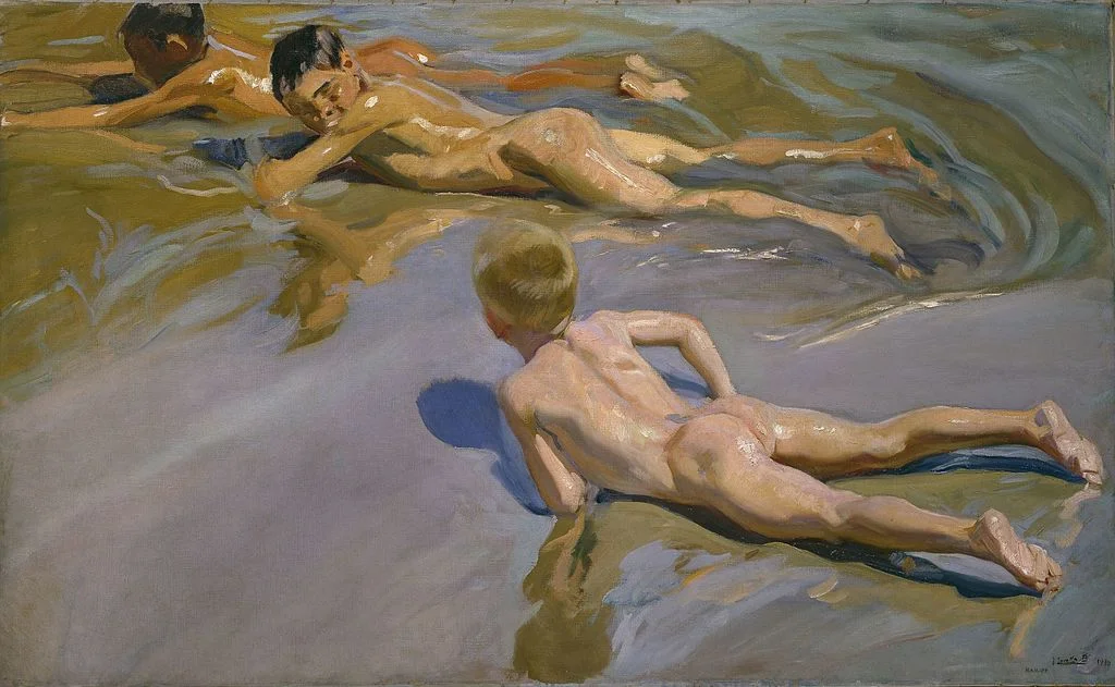 Chicos en la playa, Joaquín Sorolla, Children on the beach, 1910, Prado Museum, Madrid