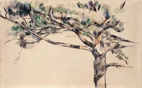 Large Pine Study, c. 1890, P. CCézanne, watercolour, Kunsthaus, Zurich