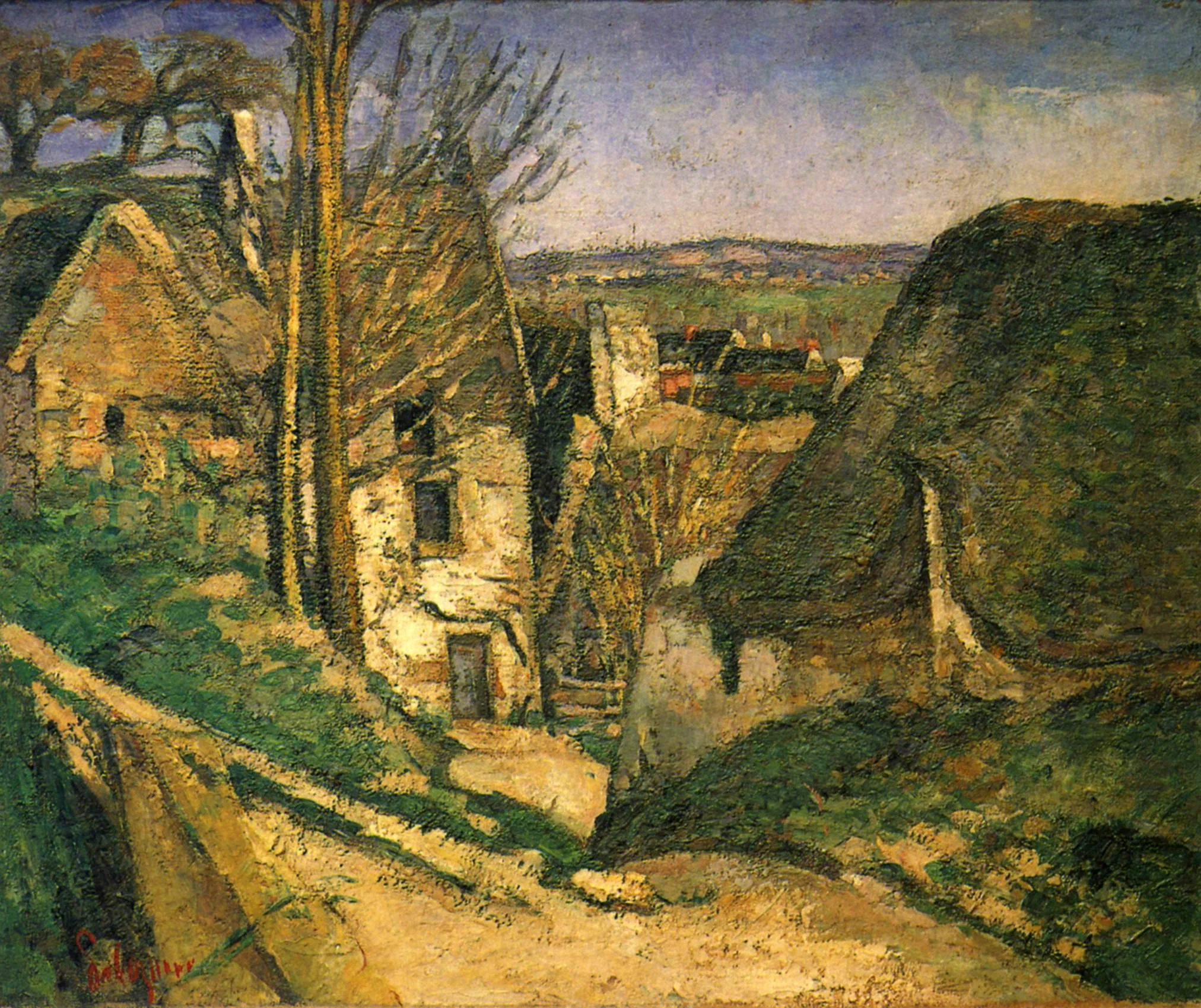 The Hanged Man's House, Auvers, 1873, Paul Cezanne. Image courtesy of the Musee d'Orsay, Paris