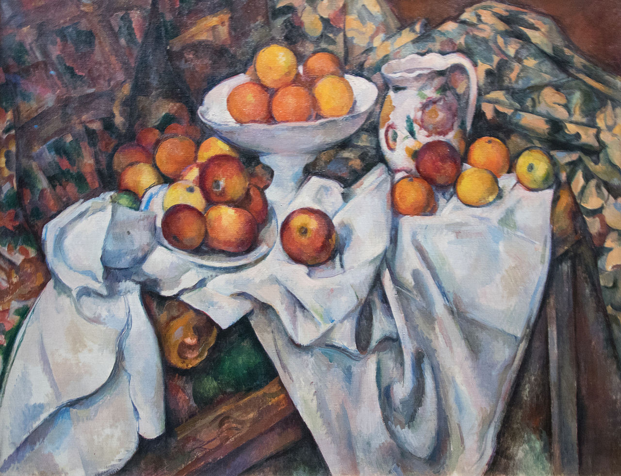Apples and Oranges , Paul Cezanne, c. 1899, (Image courtesy of Musee d'Orsay)