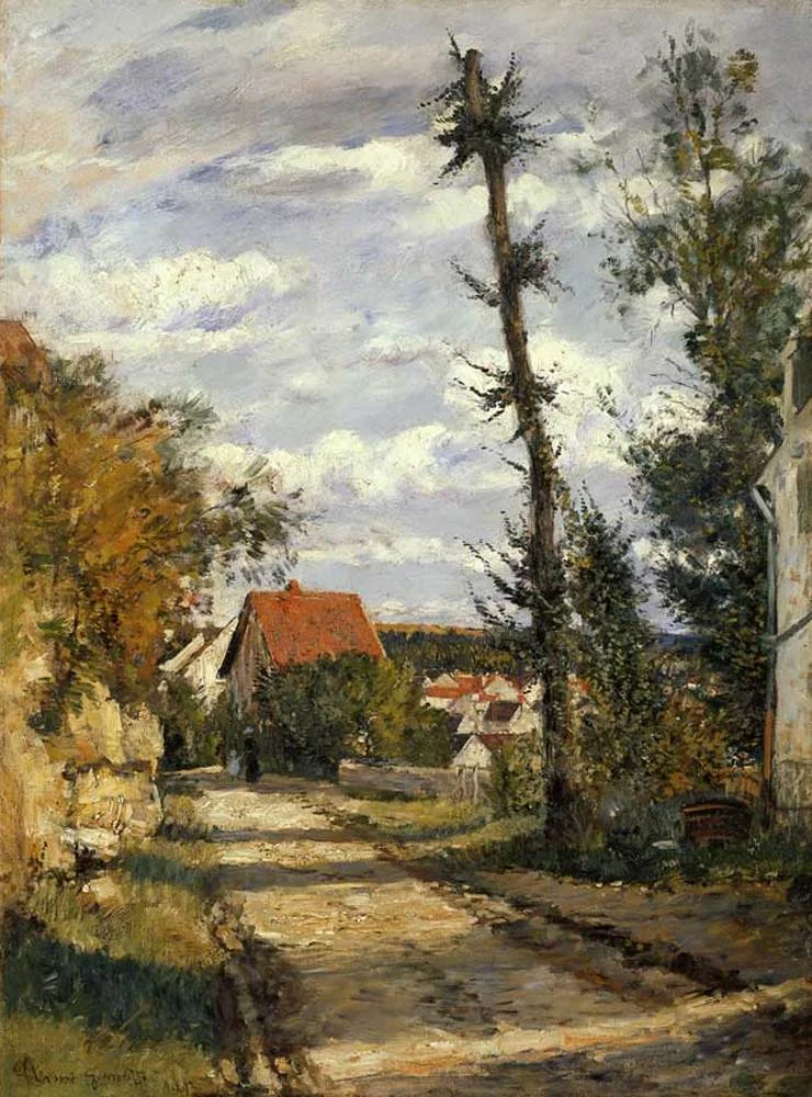 Old Road to Auvers, 1892, Norbert Goeneutte, Private collection