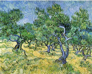 Olive Grove, oil on canvas, Van Gogh, 1889, (Image courtesy of Rijksmuseum Kröller-Müller, Netherlands)